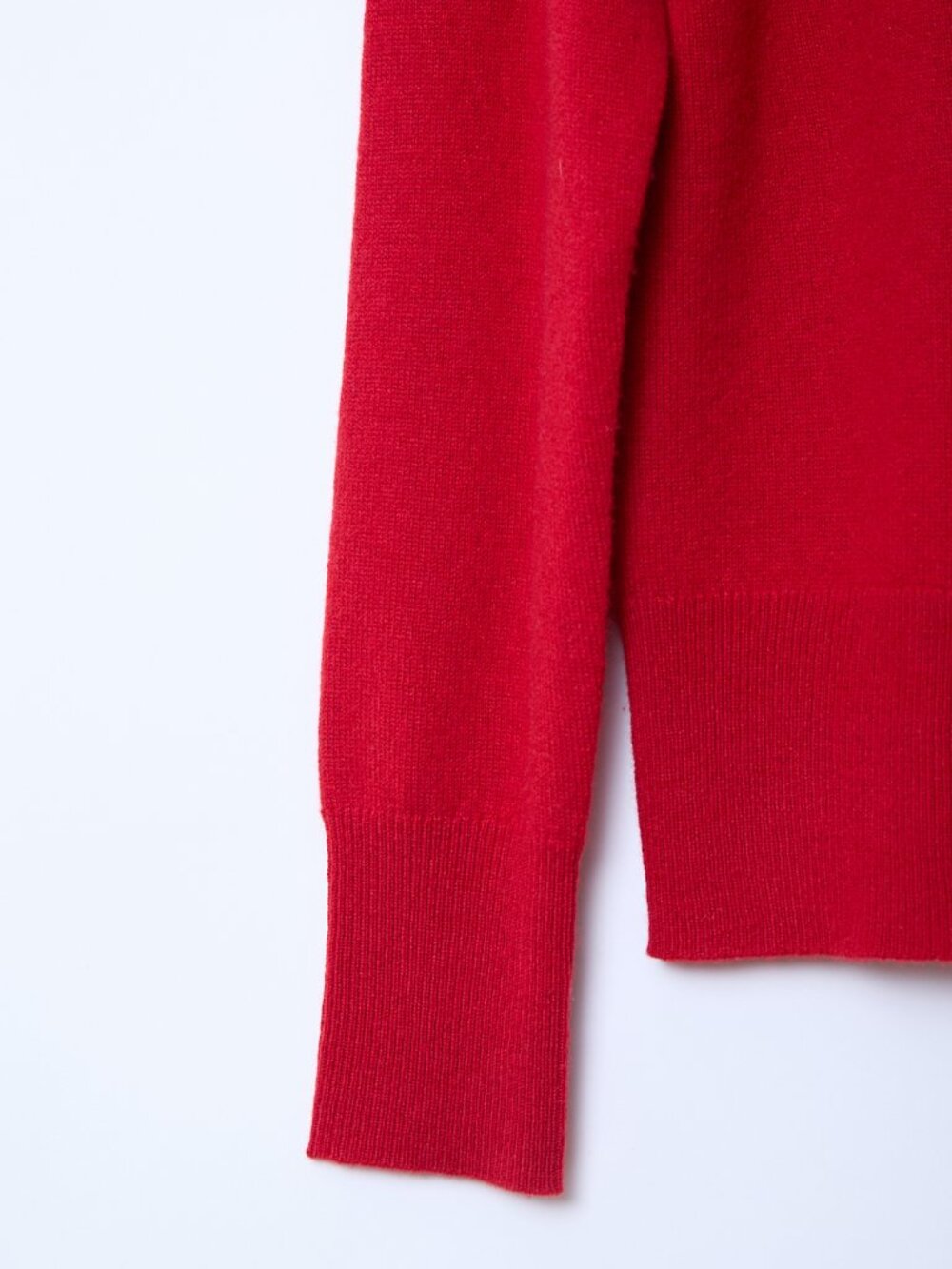 J. Crew 100% Cashmere Classic Fit Crewneck Lightweight Sweater Red Small - Picture 6 of 9